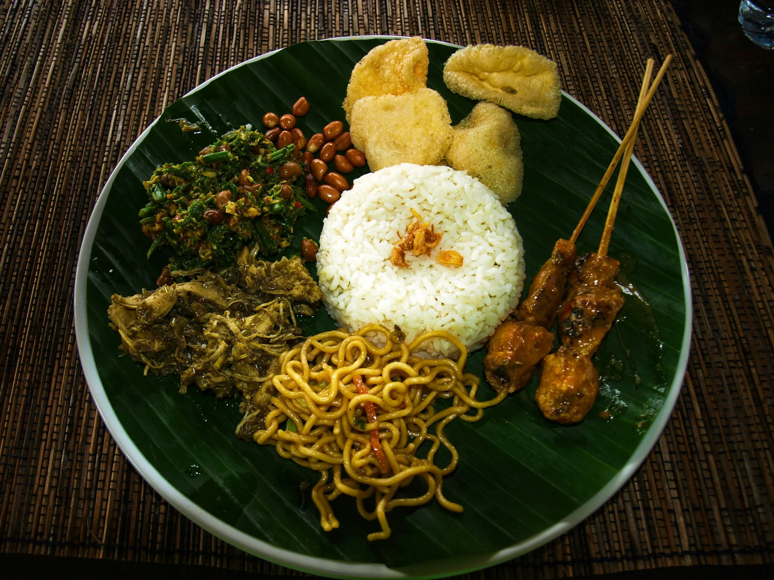 Traditional Nasi Campur and authentic Balinese Babi Guling curated by the Bali Restaurant and Cafe Association.